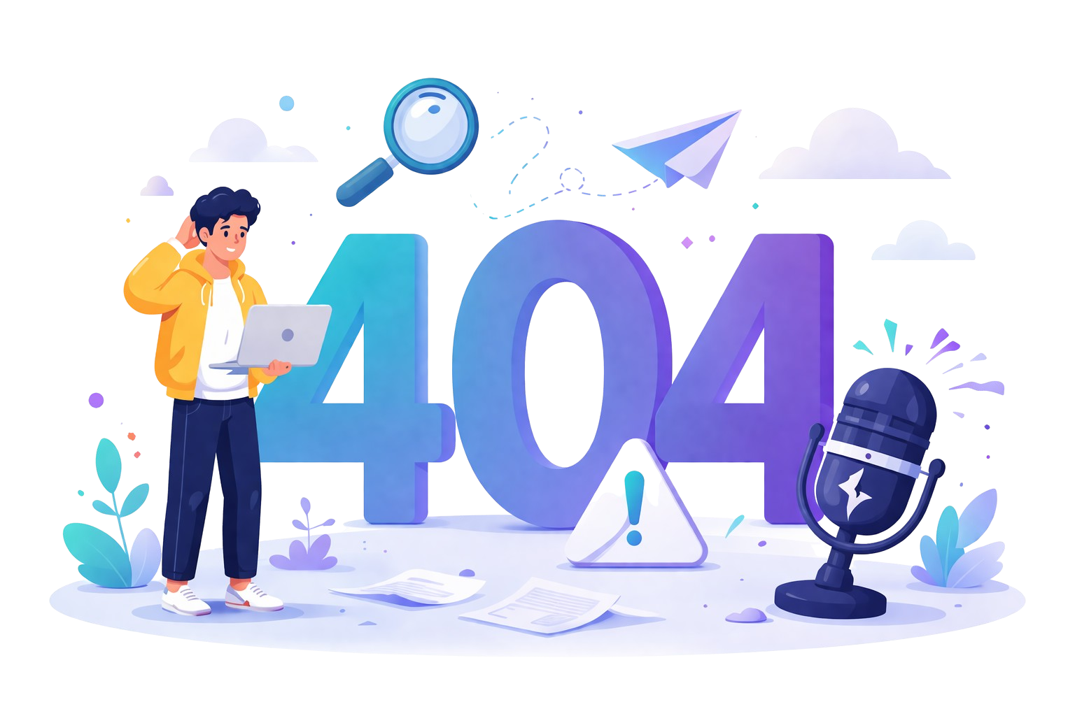 Page not found illustration